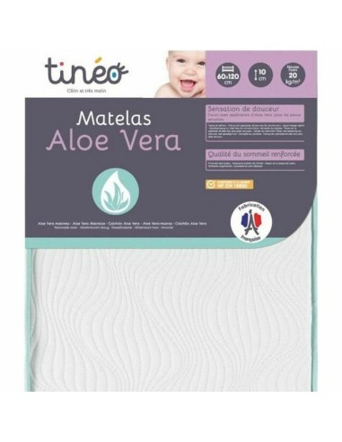 Matelas pour lit de bébé Tineo Aloe Vera 60 x 120 cm