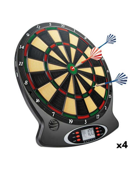 Electronic Dartboard Colorbaby 38 x 43 x 2 cm (4 Units)