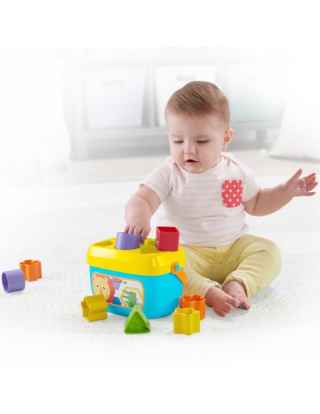 Basket with Building Blocks Mattel 10 pcs (6+ months)