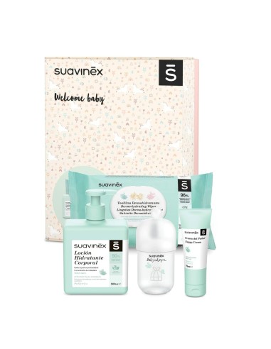 Coffret Bébé Suavinex Rose (4 Pièces)