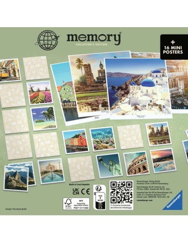 Educational Game Ravensburger Memory: Collectors' Memory - Voyage Multicolour (ES-EN-FR-IT-DE)