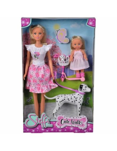 Doll Simba Love poupée dalmatien + Evi Love