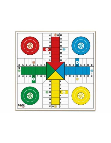 Tabellone per Parcheesi e Gioco dell'Oca Cayro 33 x 33 cm (33 x 33 cm)