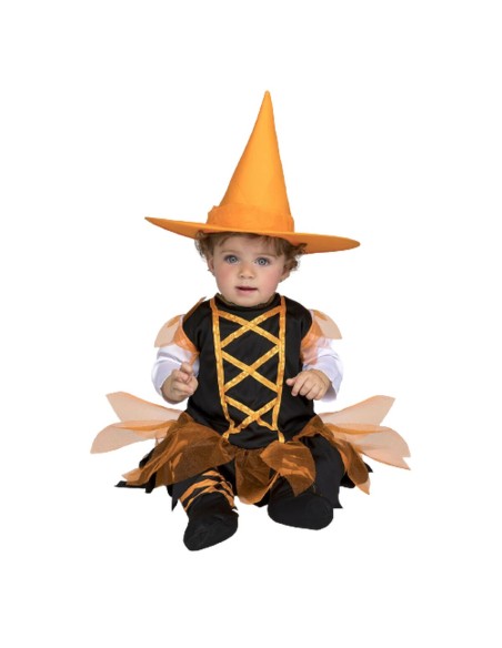 Costume for Babies My Other Me Orange Witch 0-6 Months (2 Pieces)