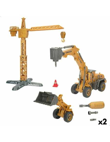 Construction set Colorbaby Construction Work Vehicles (Set) (2 Units)