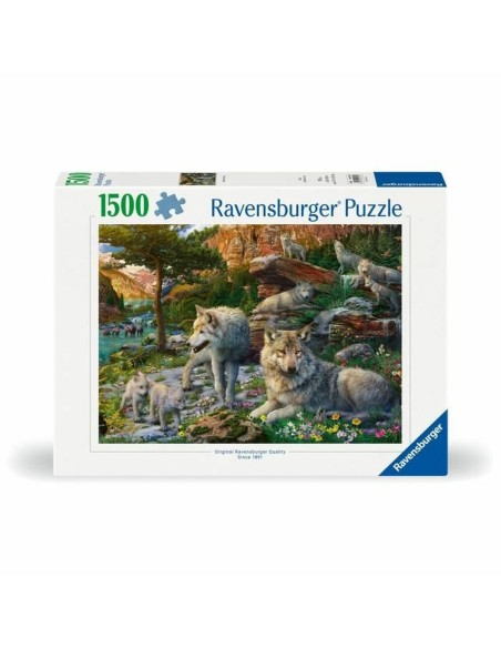 Puzzle Ravensburger Wolves in Spring