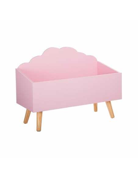 Truhe 5five Wolken Für Kinder Rosa Holz MDF (58 x 28 x 45,5 cm)