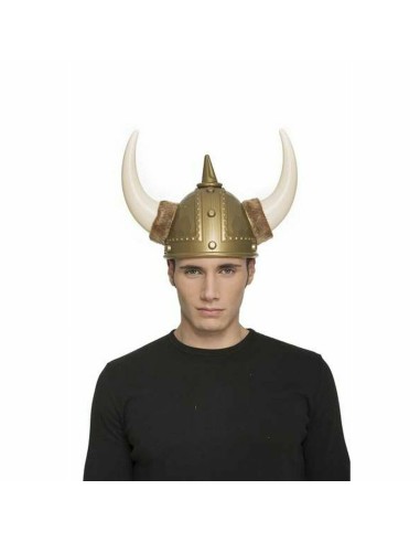 Casque Viking My Other Me Viving Costumes_204672 Multicouleur Doré S 59 cm