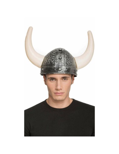 Wikinger-Helm Grau 60 cm Erwachsene