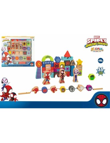 Playset Spidey Legno 35 Pezzi