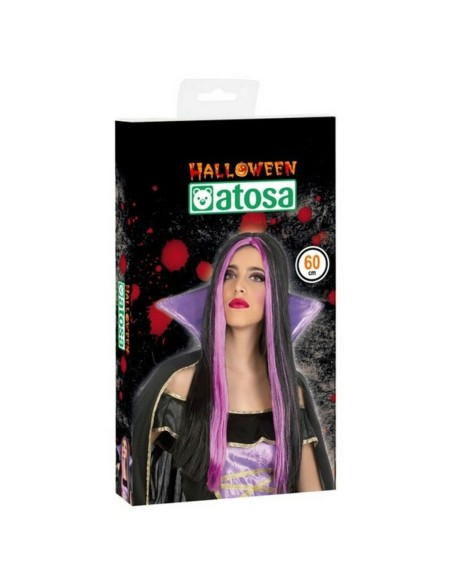 Perruque pour Halloween Violet Fuchsia