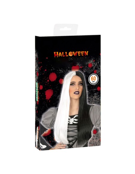 Halloween Wig Black White