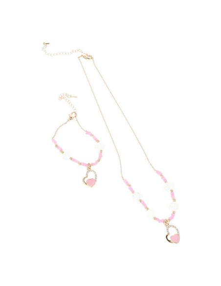 Set di Collana e Bracciali Inca Collar Y Pulsera Corazones Cuori (2 pcs)