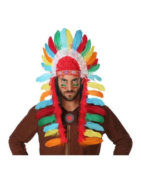 Crest Multicolour American Indian Feathers (29 x 90 cm)