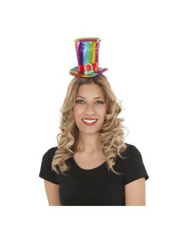 Diadema My Other Me Pride Multicolore Cappello Arcobaleno