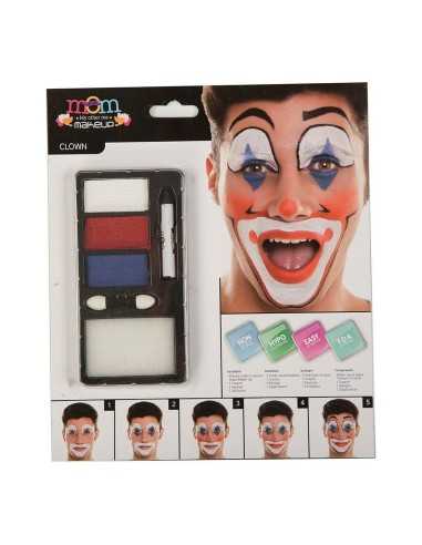 Set de Maquillage My Other Me Bleu Clown (24 x 20 cm)