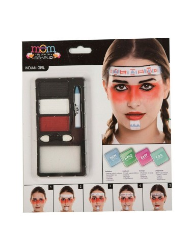 Kit de maquillage pour enfant My Other Me Femme Amérindien (24 x 20 cm)