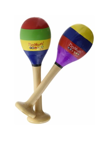 Maracas Reig Multicolore Legno Plastica 20 cm