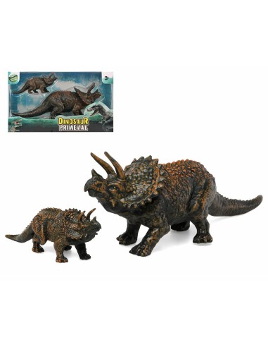 Set of 2 Dinosaurs 2 Units 32 x 18 cm