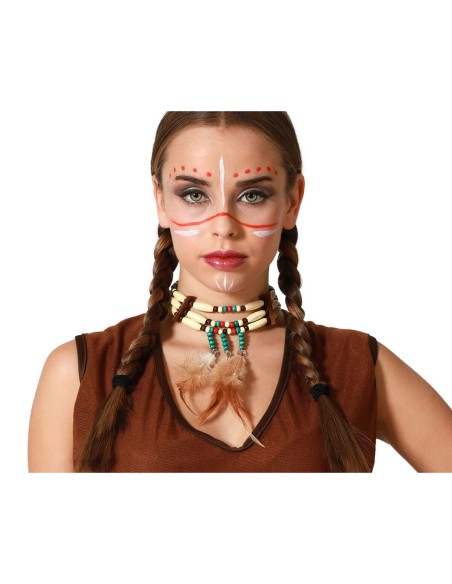 Necklace Multicolour American Indian Costune accessorie