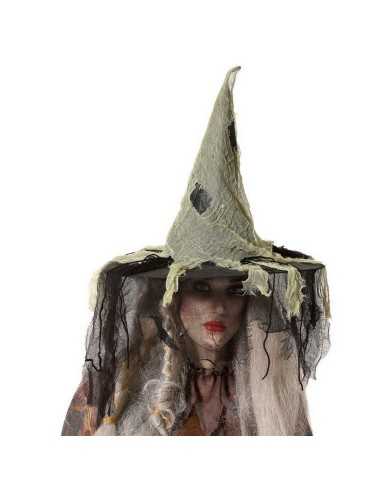 Hat Witch Covered in fabric