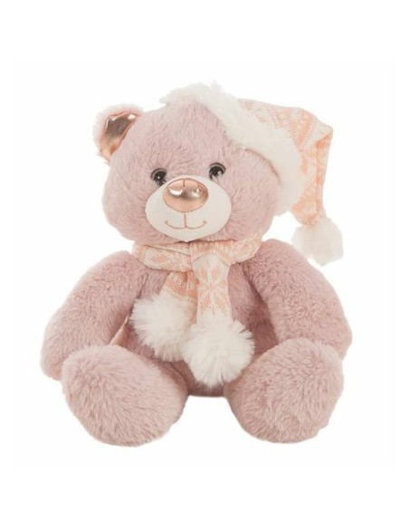 Orsetto di Peluche Rosa Natale