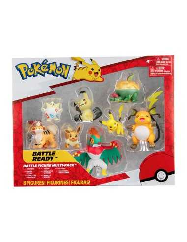 Action Figures Bandai Pokémon Set 8 Pieces