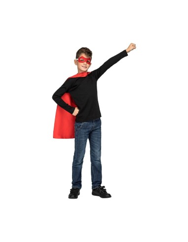 Costume per Bambini My Other Me Rosso Supereroe 3-6 anni (2 Pezzi)