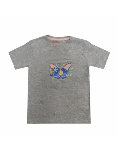 Kurzarm-T-Shirt für Kinder Rox Butterfly Hellgrau