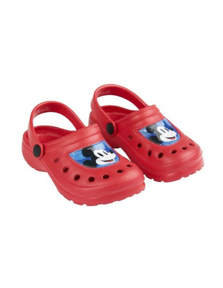 Beach Sandals Mickey Mouse Red