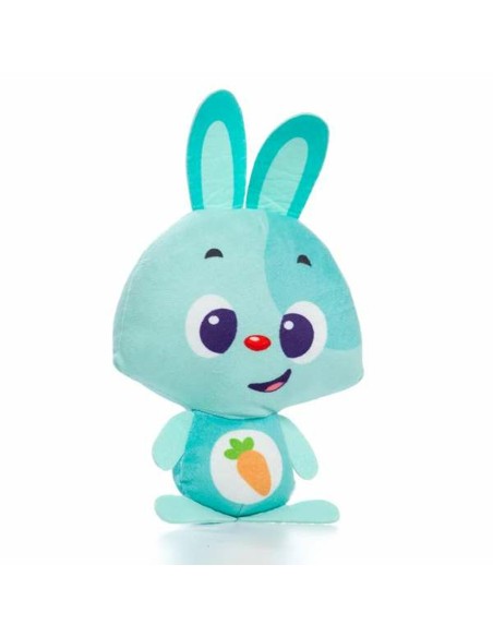 Peluche sonore Moltó Gusy luz Baby Bunny Turquoise 7,5 cm