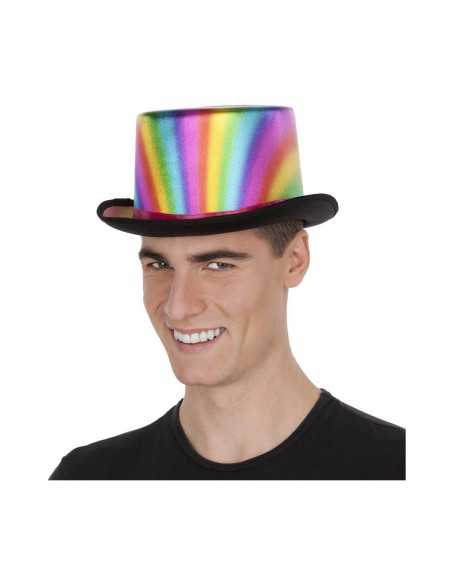 Chapeau haut-de-forme My Other Me Rainbow