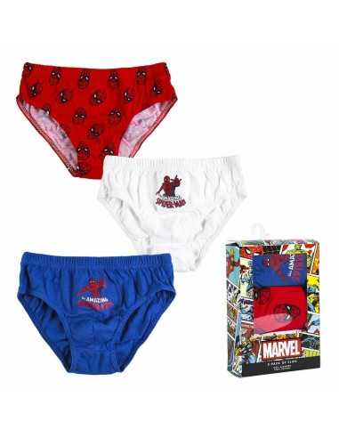 Lot de slips Spider-Man 3 Unités Multicouleur