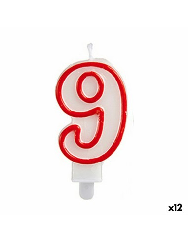 Candle Birthday Number 9 (12 Units)