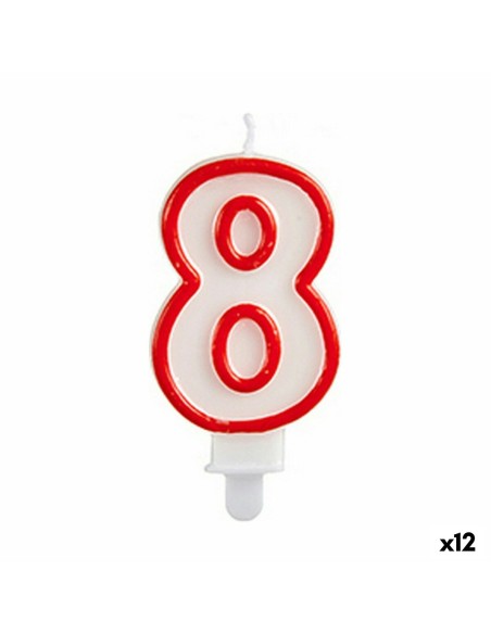 Candle Birthday Number 8 (12 Units)