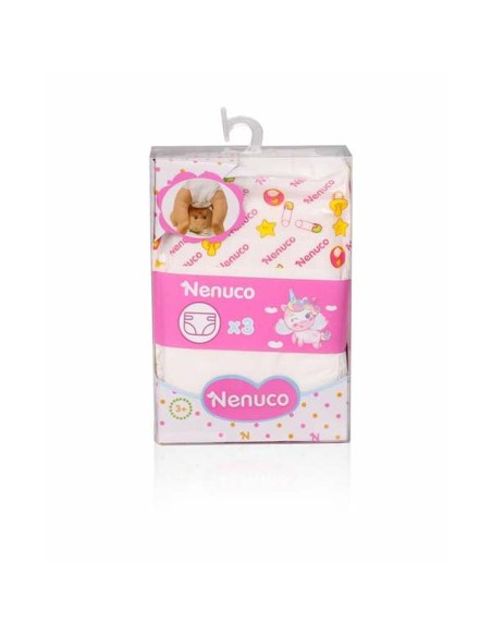 Diapers for Dolls Nenuco 3 Pieces