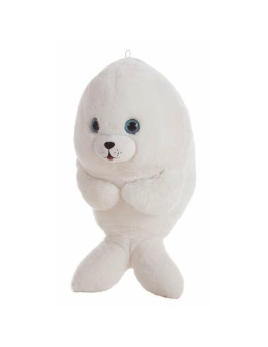 Jouet Peluche Phoque Blanc 24 cm