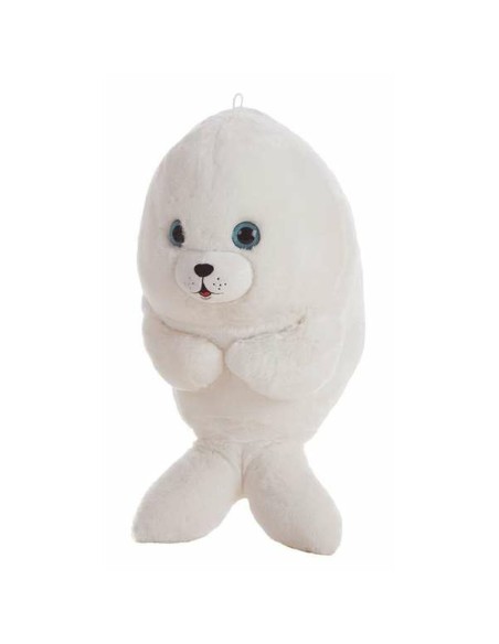 Jouet Peluche Phoque Blanc 24 cm