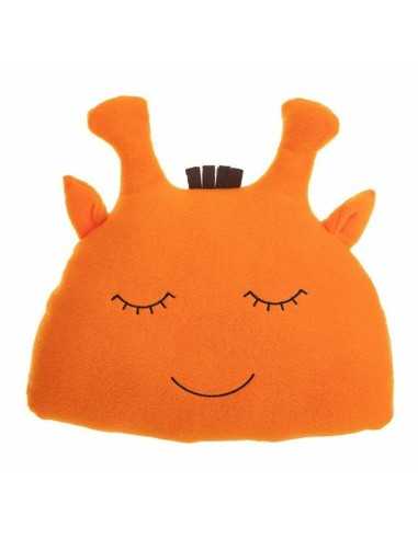 Kissen Giraffe 35 x 34 cm Orange