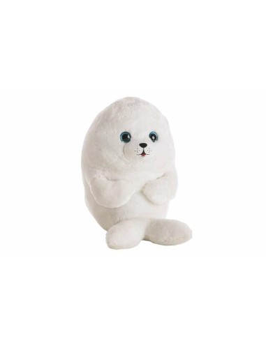 Fluffy toy Seal White 18 cm