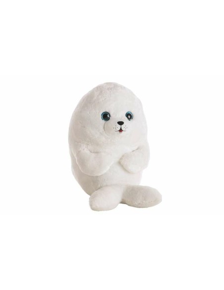 Jouet Peluche Phoque Blanc 18 cm