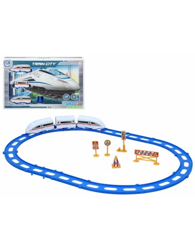 Train avec circuit Speed & Go 20 Pièces 56 cm