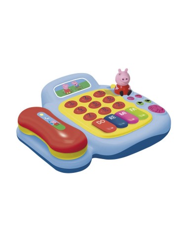 Giocattolo Musicale Peppa Pig Telefono Fisso Peppa Pig Azzurro