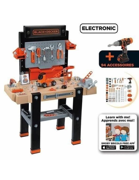 Workbench with Tools Smoby 95 Pieces 103 x 79 x 39 cm