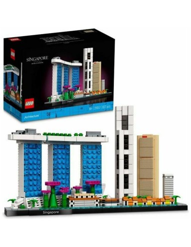 Playset Lego 21057 Architecture - Singapur 827 Pièces