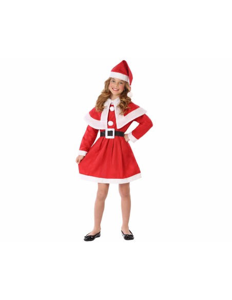 Costume per Bambini 69208 7-9 Anni Rosso Natale (4 Pezzi)