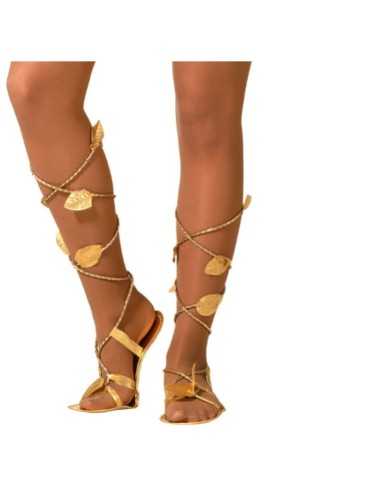 Damensandalen Gold