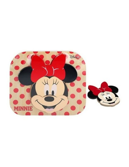 Puzzle di Legno per Bambini Minnie Disney 6 pcs (22 x 20 cm)