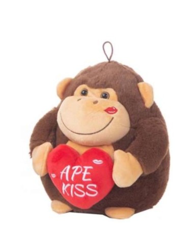 Peluche Gorilla Cuore 22 cm