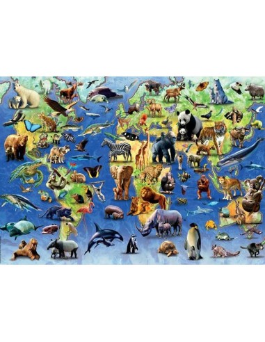 Puzzle Educa Danger of extinction 500 Pezzi